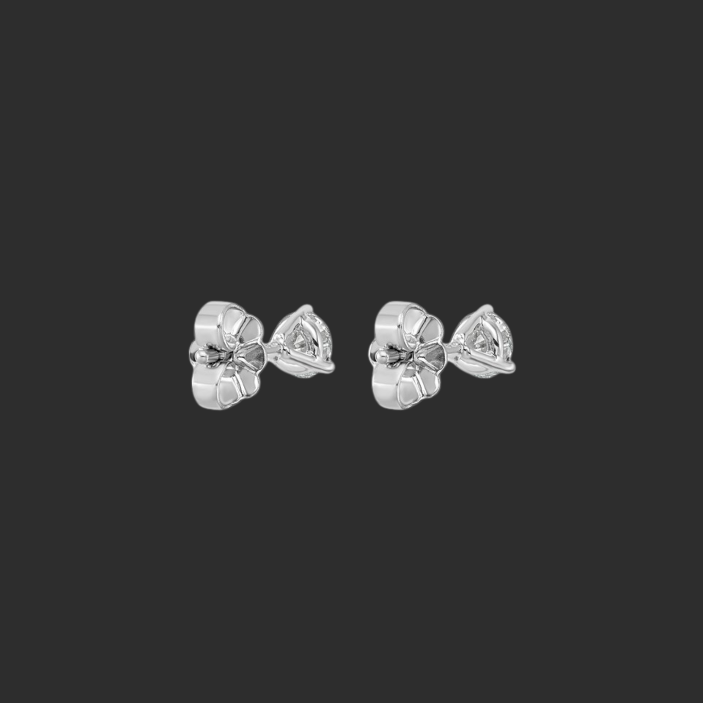 Diamond Earrings - Martini Setting - 0.50 ctw - 14ktw
