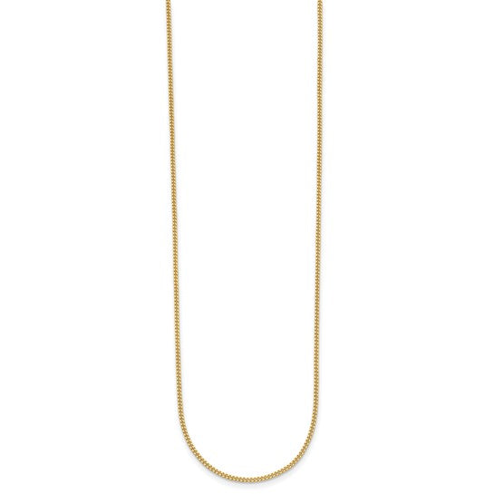 14kty Solid Curb Chain - 20", 1.2mm