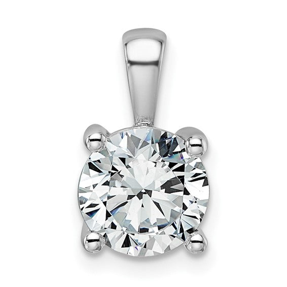 Classic 2 ct. Diamond Four Prong Setting Pendant