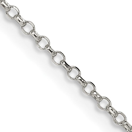 Sterling Silver Diamond Cut Cable Chain - 1.5mm