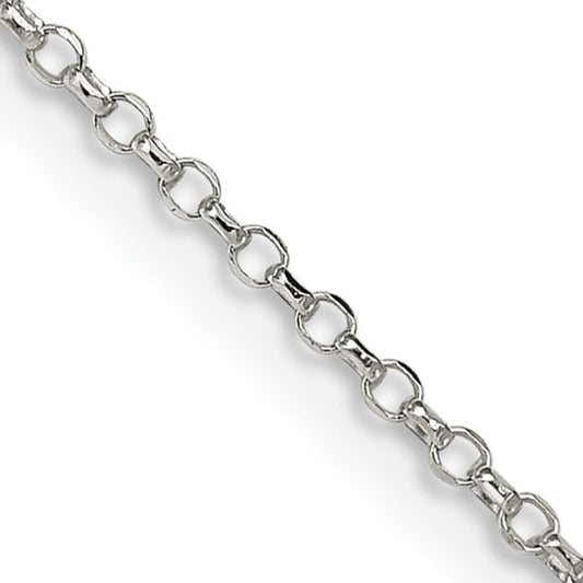 Sterling Silver Diamond Cut Cable Chain - 1.5mm