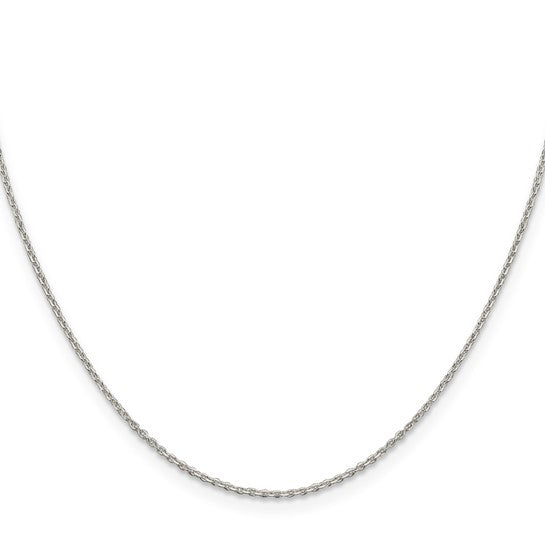 Diamond Cut Sterling Silver Cable Chain