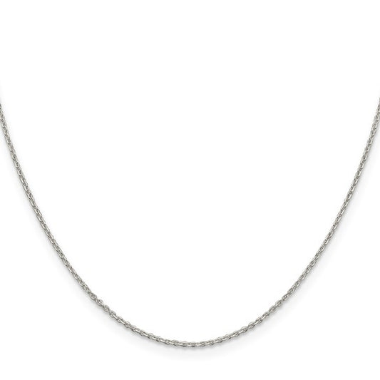 Diamond Cut Sterling Silver Cable Chain