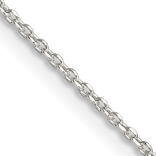 Diamond Cut Sterling Silver Cable Chain