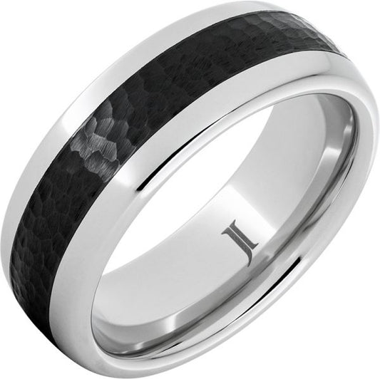 Cobblestone – Serinium® and Black Ceramic Ring