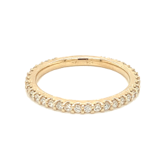 Stand By Me Diamond Band Ring - 14kt Yellow gold