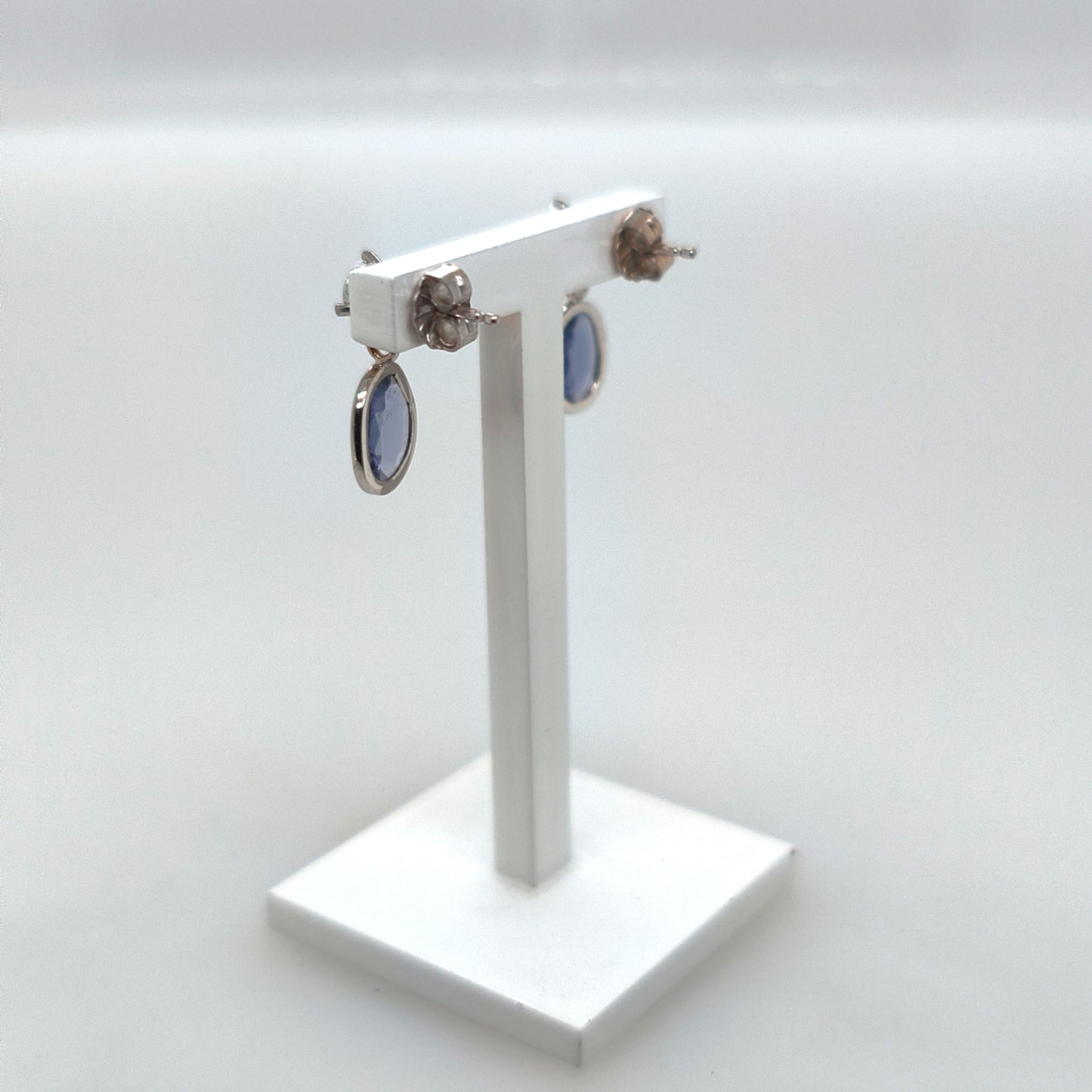 14Kt Idolite Rosecut LG Diamond .50ct Earrings
