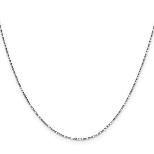 Ladies Diamond Cut Cable Link Chain 14kt
