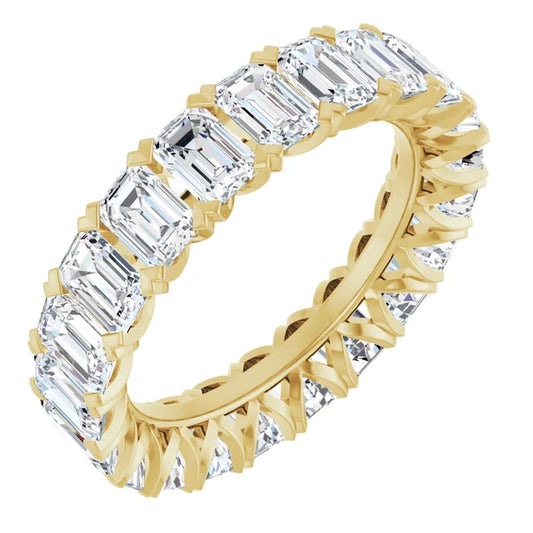 Emerald-Cut Lab-Grown Diamond Eternity Band - 5 1/3 CTW