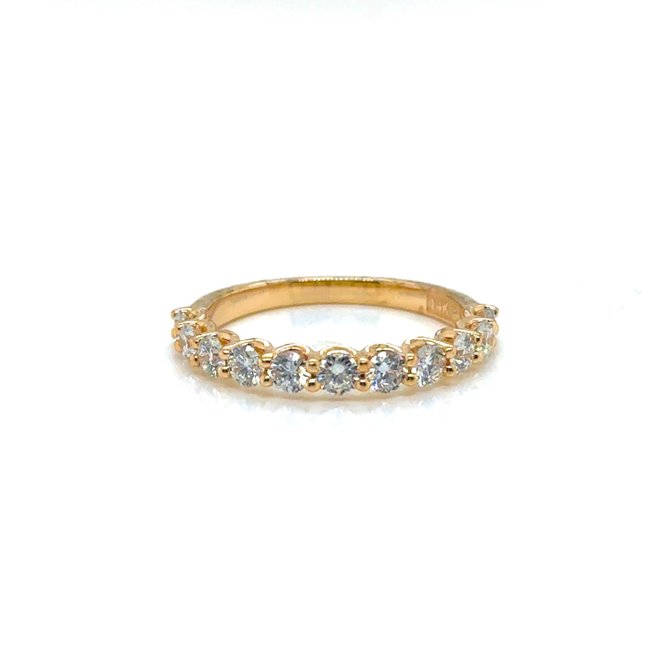 Faith, Hope & Love Diamond Band - 1 ctw 14kt - 2.8 mm Lab Diamonds