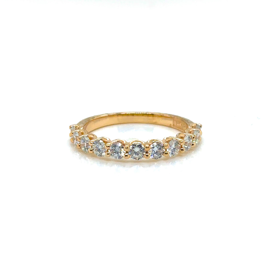 Faith, Hope & Love Diamond Band - 1 ctw 14kt - 2.8 mm Lab Diamonds