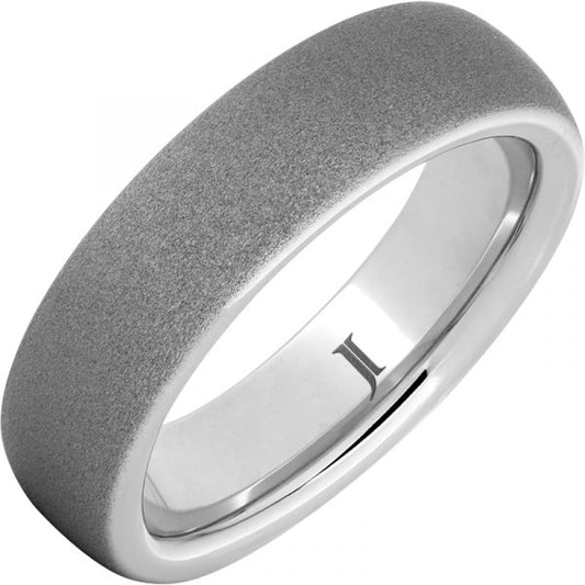 Serinium® Men’s Sandblast Finish Ring