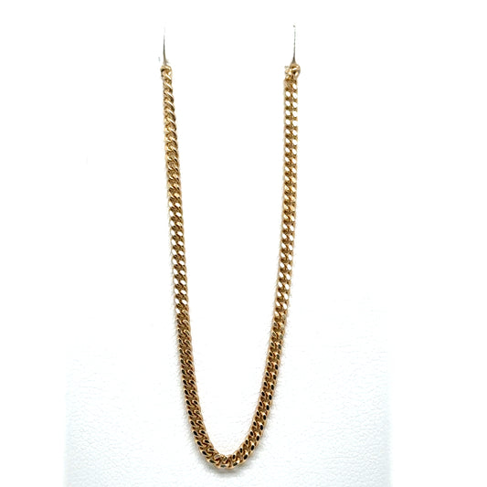 Solid Curb Chain 10kty  20" length  1.75mm  7.65g