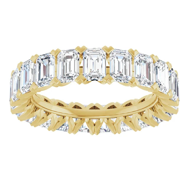 Emerald-Cut Lab-Grown Diamond Eternity Band - 5 1/3 CTW