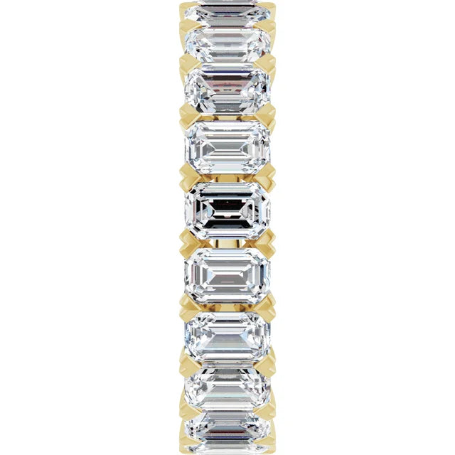 Emerald-Cut Lab-Grown Diamond Eternity Band - 5 1/3 CTW