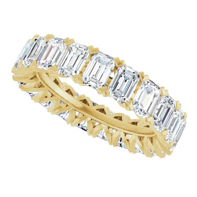 Emerald-Cut Lab-Grown Diamond Eternity Band - 5 1/3 CTW