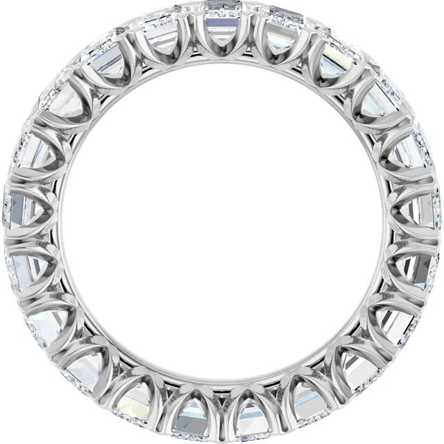 Emerald-Cut Lab-Grown Diamond Eternity Band - 5 1/3 CTW