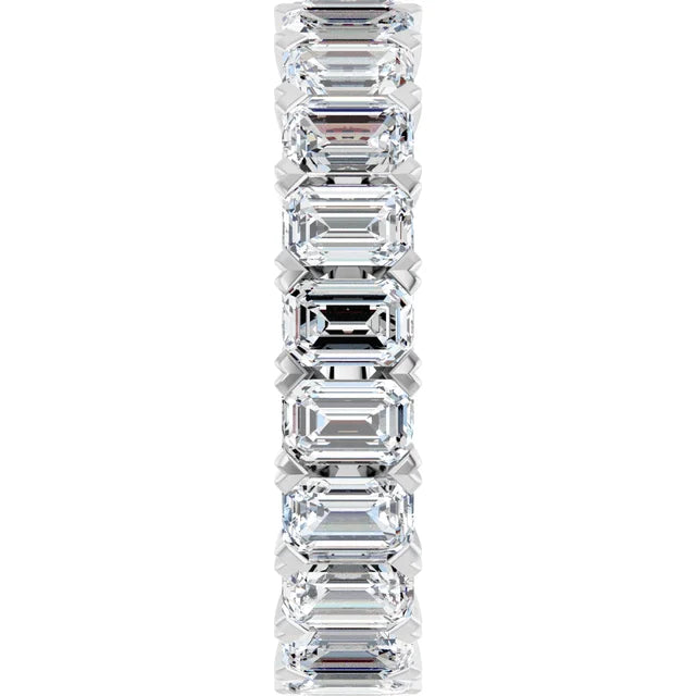 Emerald-Cut Lab-Grown Diamond Eternity Band - 5 1/3 CTW