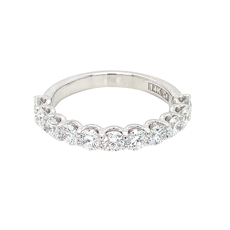 Faith, Hope & Love Diamond Band - 1 ctw 14kt - 2.8 mm Lab Diamonds