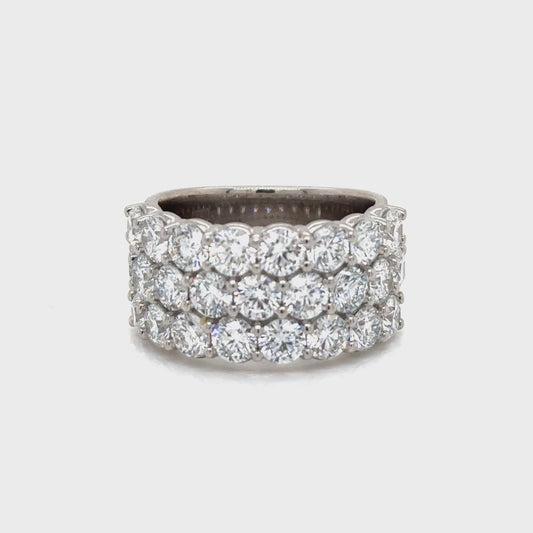 The Radiant Legacy Diamond Platinum Ring